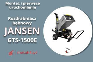 Drum shredder | Jansen GTS-1500E branch chipper | Assembly and initial start-up!