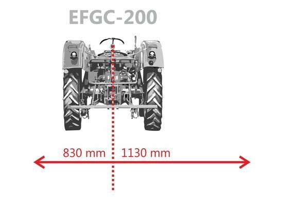 Kosiarka bijakowa Jansen EFGC-200, Mulczer, Kosiarka, Mulczer bijakowy EFGC200