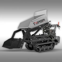 Track dumper Jansen RD-300proS, Hydraulic skip with dumping system, Self-loading, 9 HP Briggs & Stratton engine